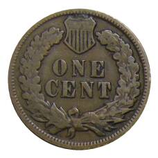 Монета 1 цент 1906 года США (реверс)