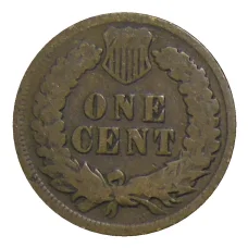Монета 1 цент 1905 года США (реверс)