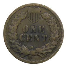 Монета 1 цент 1907 года США (реверс)