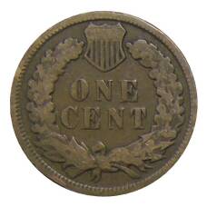 Монета 1 цент 1907 года США (реверс)