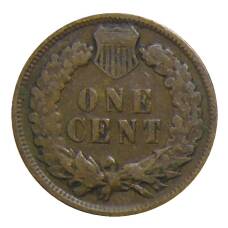 Монета 1 цент 1907 года США (реверс)