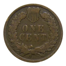 Монета 1 цент 1907 года США (реверс)