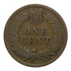 Монета 1 цент 1907 года США (реверс)