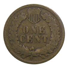 Монета 1 цент 1907 года США (реверс)