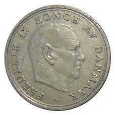 Монета 1 крона 1968 года Дания (реверс)