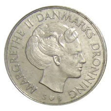 Монета 1 крона 1973 года Дания (реверс)