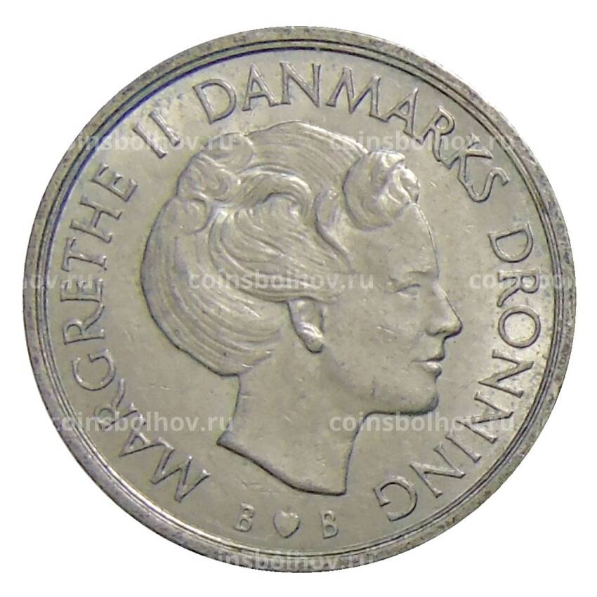 Монета 1 крона 1980 года Дания (вид 2)