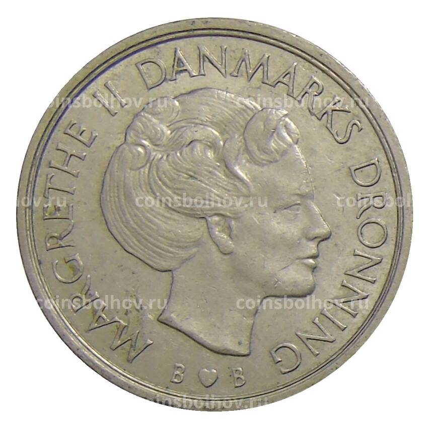 Монета 1 крона 1981 года Дания (вид 2)