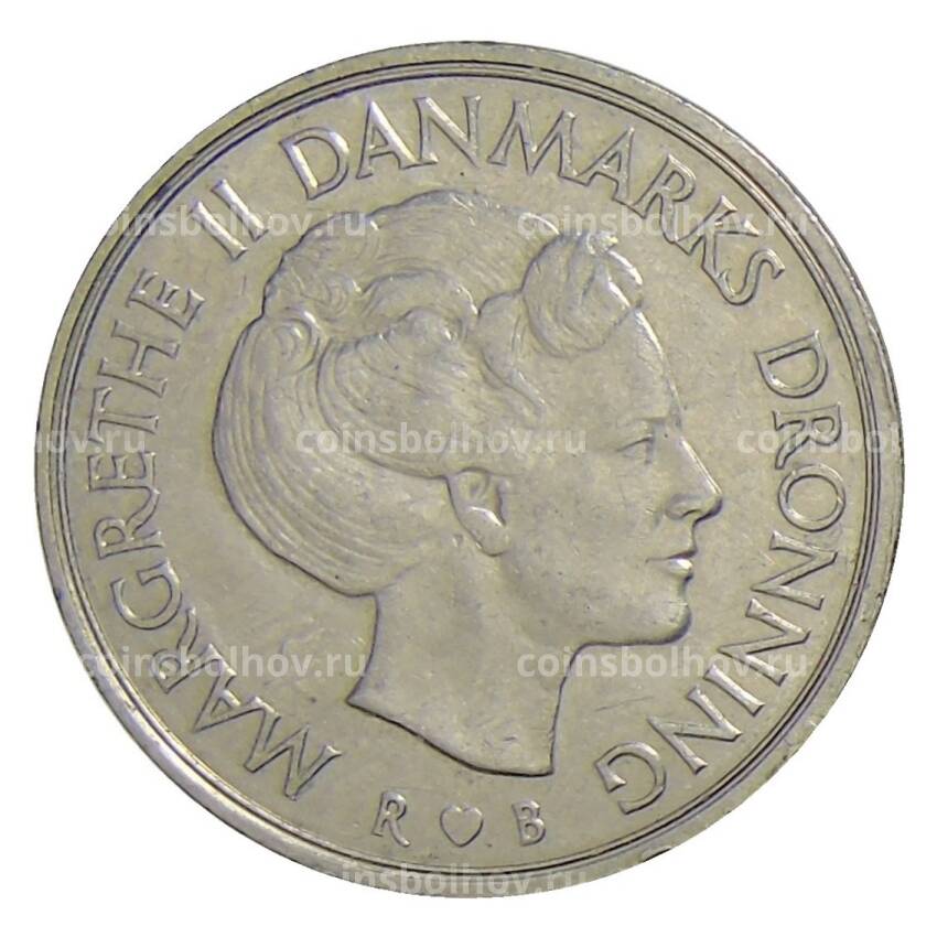 Монета 1 крона 1983 года Дания (вид 2)