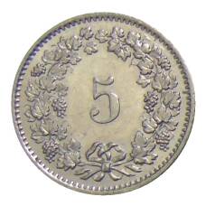 Монета 5 раппенов 1976 года  Швейцария (реверс)
