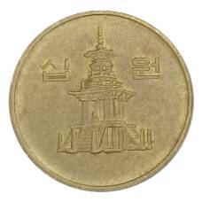 Монета 10 вон 1989 года Южная Корея (реверс)