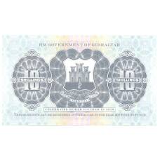 Банкнота 10 шиллингов 1934 года (2018) Гибралтар (вид 2)