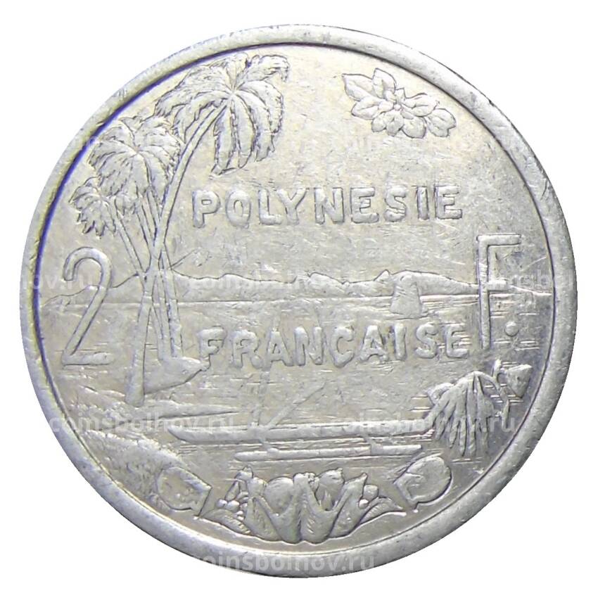 Монета 2 франка 1985 года Французская Полинезия (вид 2)