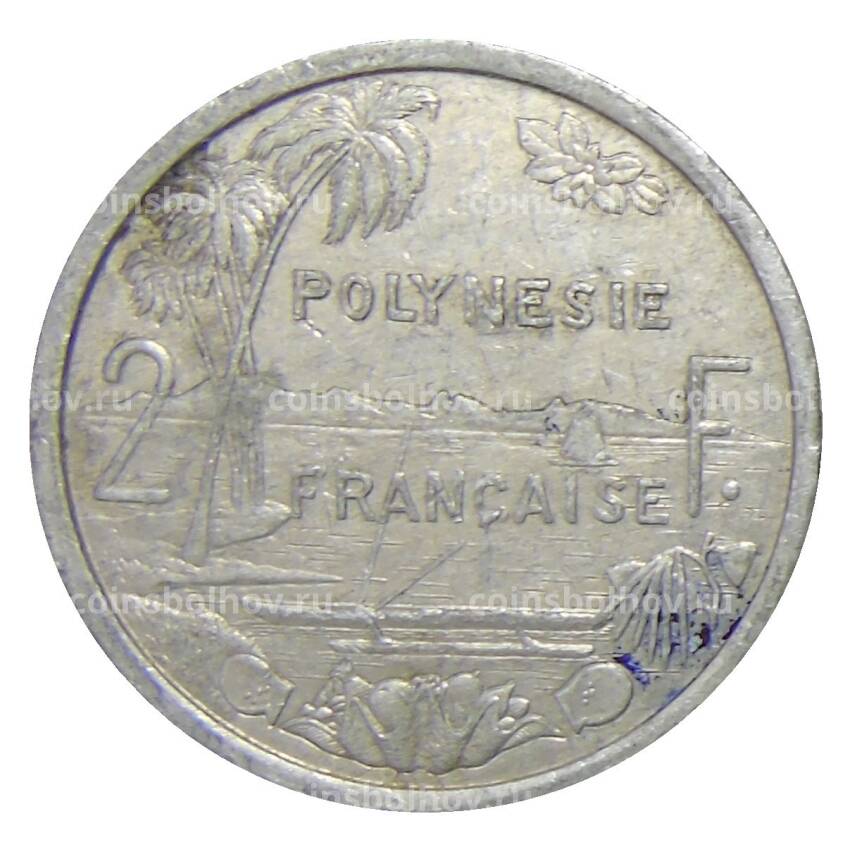Монета 2 франка 1988 года Французская Полинезия (вид 2)