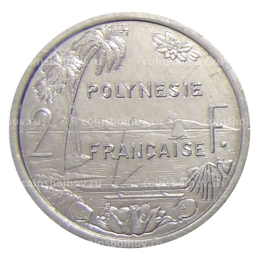 Монета 2 франка 1999 года Французская Полинезия (вид 2)