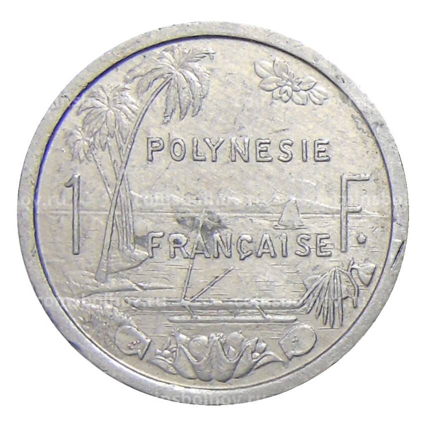 Монета 1 франк 1983 года Французская Полинезия (вид 2)