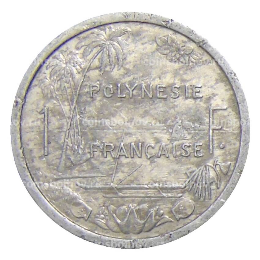 Монета 1 франк 1985 года Французская Полинезия (вид 2)