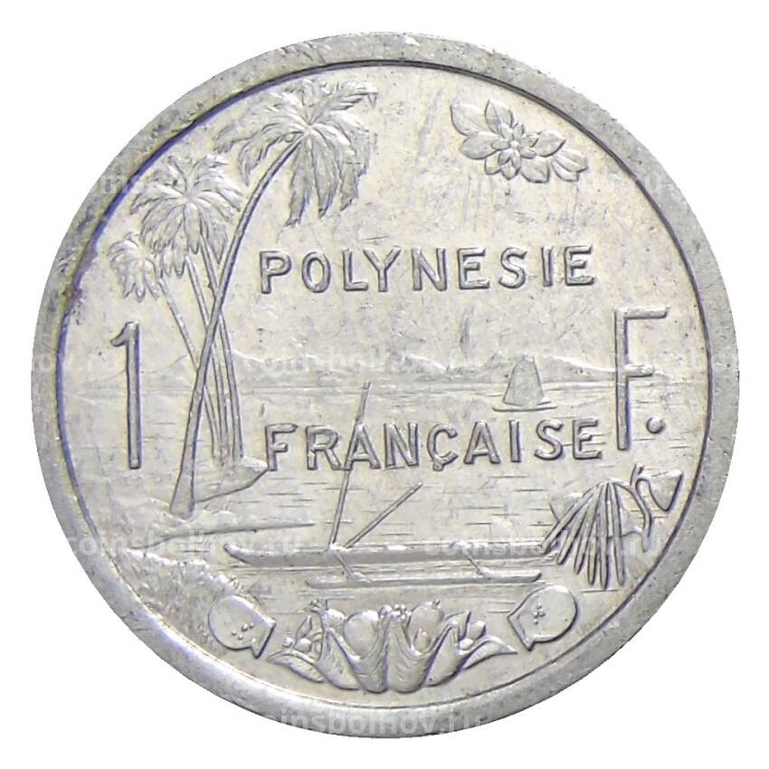 Монета 1 франк 1995 года Французская Полинезия (вид 2)