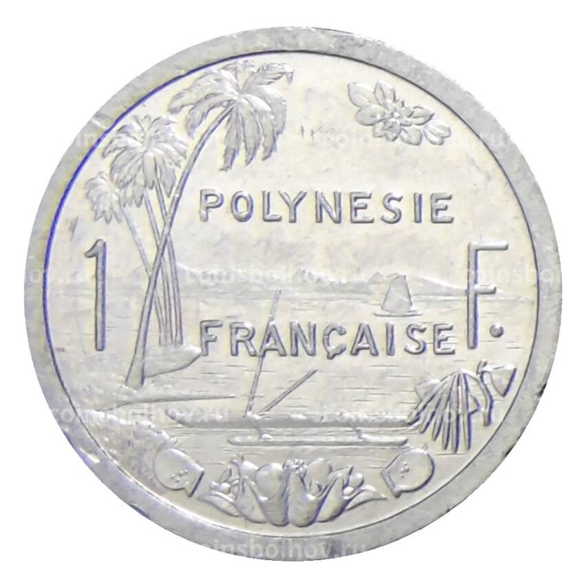 Монета 1 франк 2008 года Французская Полинезия (вид 2)