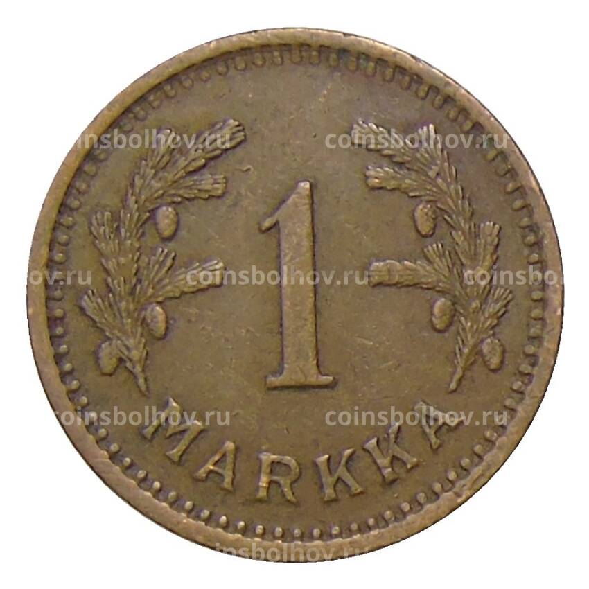 Монета 1 марка 1942 года S Финляндия