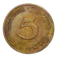 Монета 5 пфеннигов 1972 года J Германия (реверс)