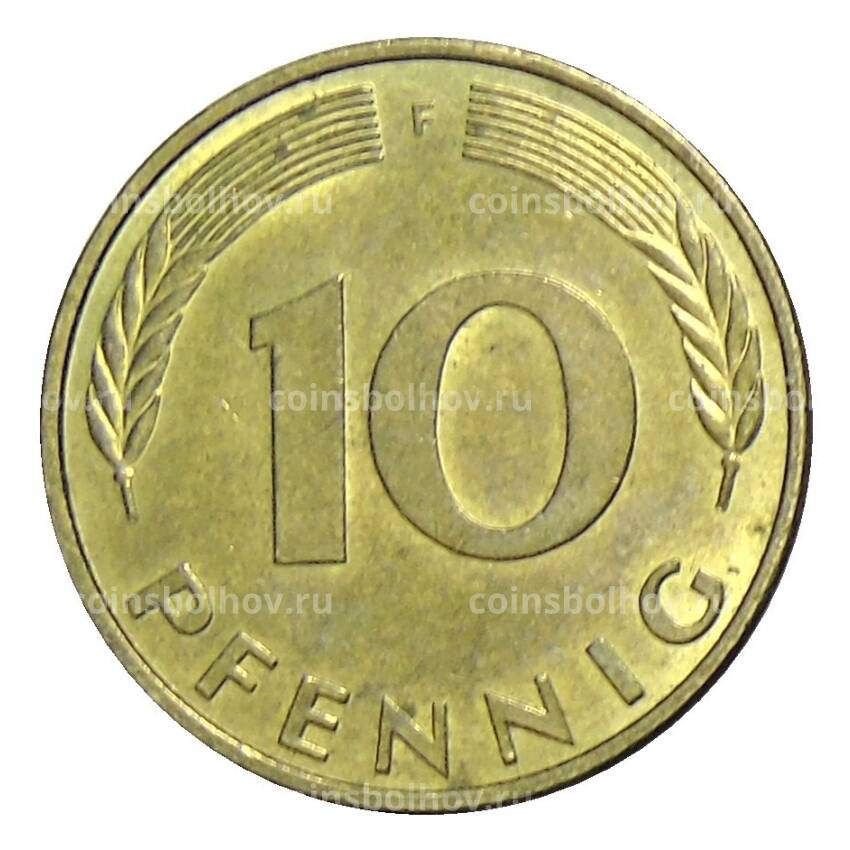 Монета 10 пфеннигов 1994 года F Германия (вид 2)