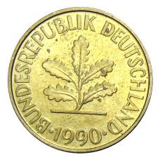 Монета 10 пфеннигов 1990 года A Германия (аверс)