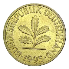 Монета 10 пфеннигов 1995 года G Германия (аверс)