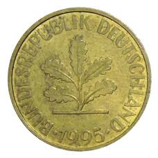 Монета 10 пфеннигов 1995 года A Германия (аверс)