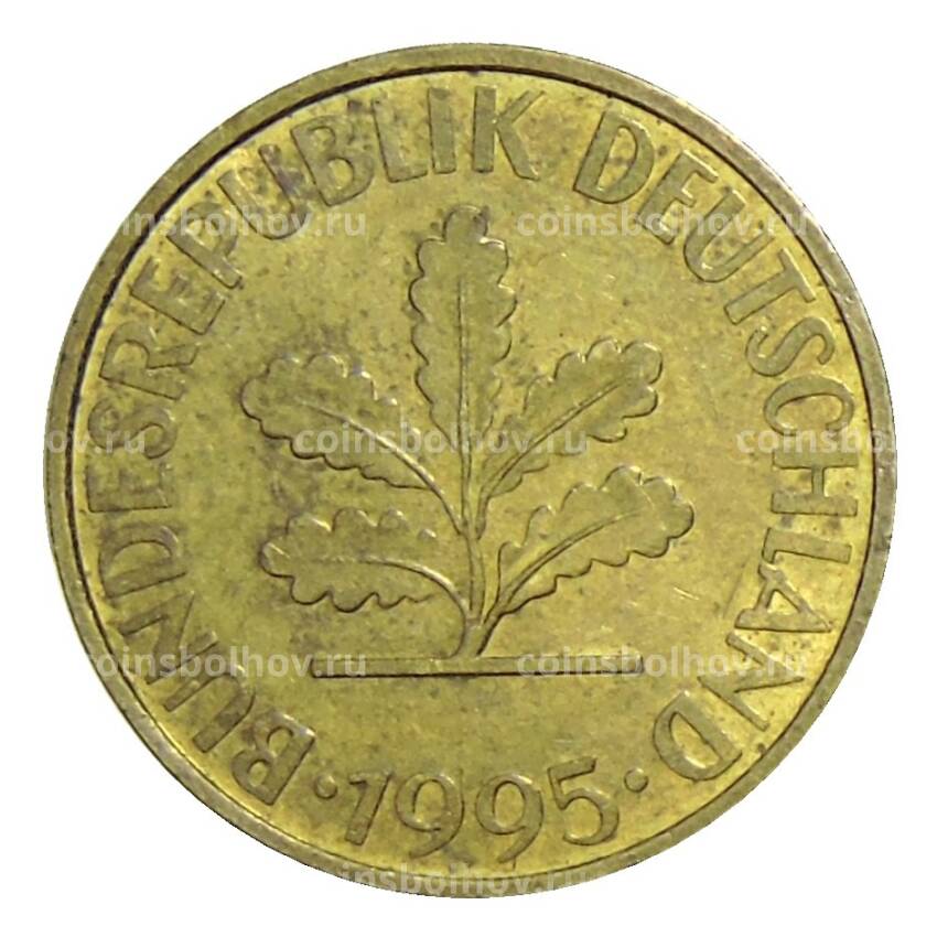 Монета 10 пфеннигов 1995 года A Германия