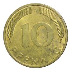 Монета 10 пфеннигов 1995 года A Германия (реверс)