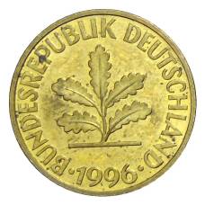 Монета 10 пфеннигов 1996 года D Германия (аверс)