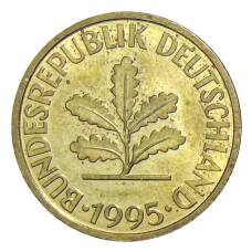 Монета 10 пфеннигов 1995 года D Германия (аверс)