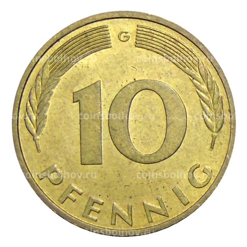 Монета 10 пфеннигов 1993 года G Германия (вид 2)