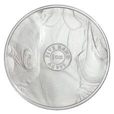 Монета 5 рэндов 2020 года ЮАР «Большая Пятерка — Носорог» (в буклете) (реверс)