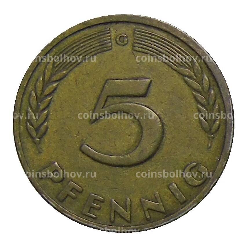 Монета 5 пфеннигов 1949 года G  Германия (вид 2)