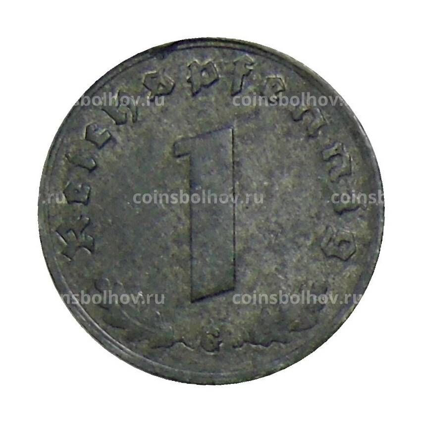 Монета 1 рейхспфенниг 1942 года G Германия (вид 2)