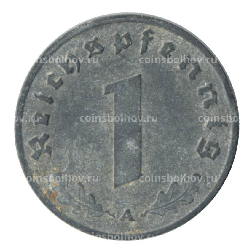 Монета 1 рейхспфенниг 1942 года A Германия (вид 2)