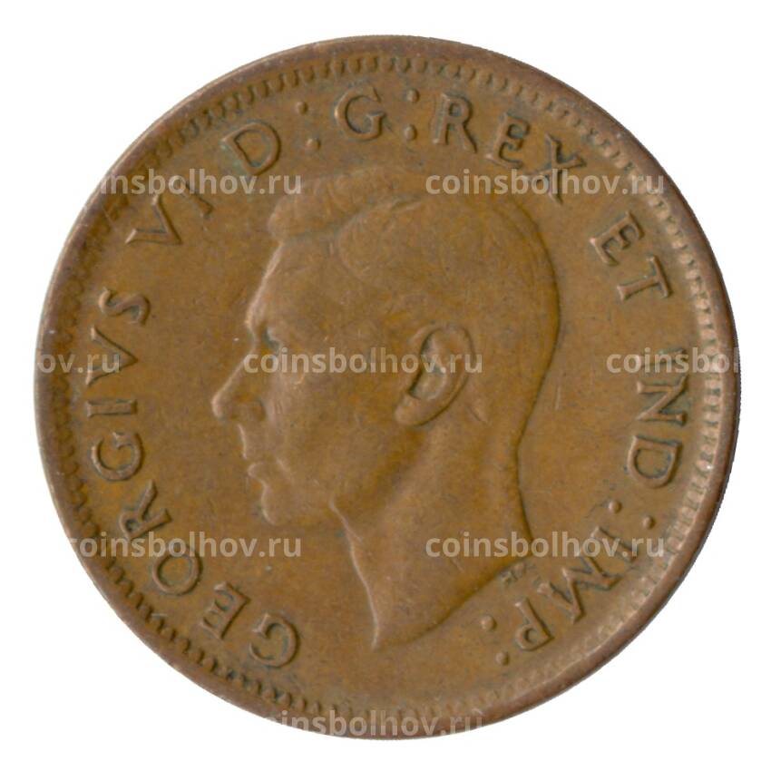 Монета 1 цент 1947 года Канада (вид 2)