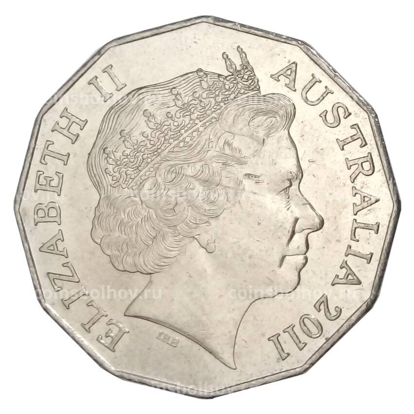 Монета 50 центов 2011 года Австралия
