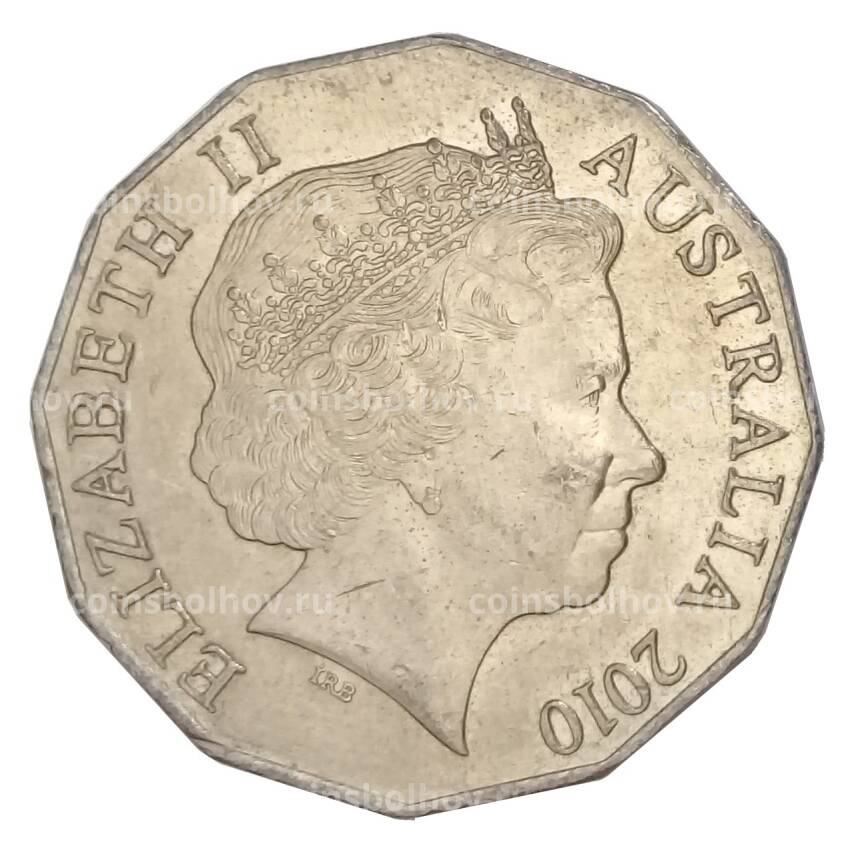 Монета 50 центов 2010 года Австралия