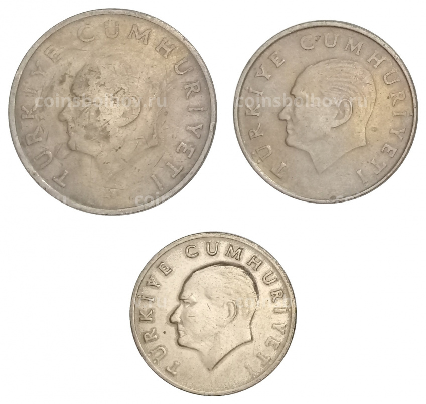 Набор монет Турция (вид 2)
