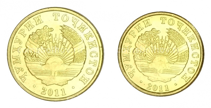 Набор монет 2011 года Таджикистан (вид 2)