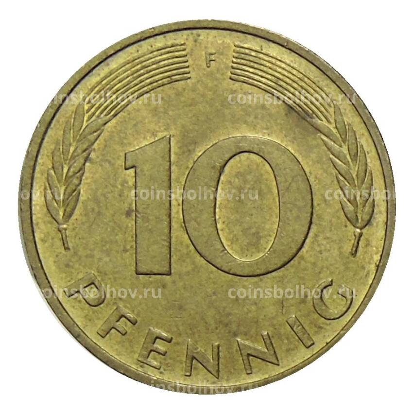 Монета 10 пфеннигов 1994 года F Германия (вид 2)