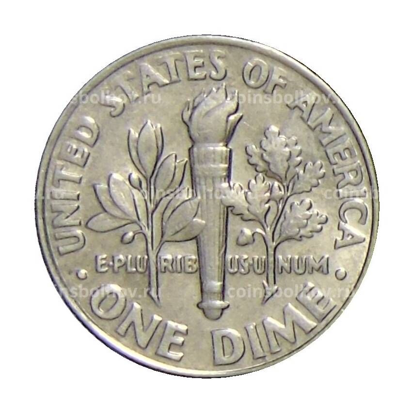 Монета 1 дайм (10 центов) 2000 года D США (вид 2)