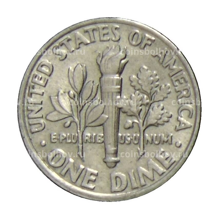 Монета 1 дайм (10 центов) 1994 года P США (вид 2)
