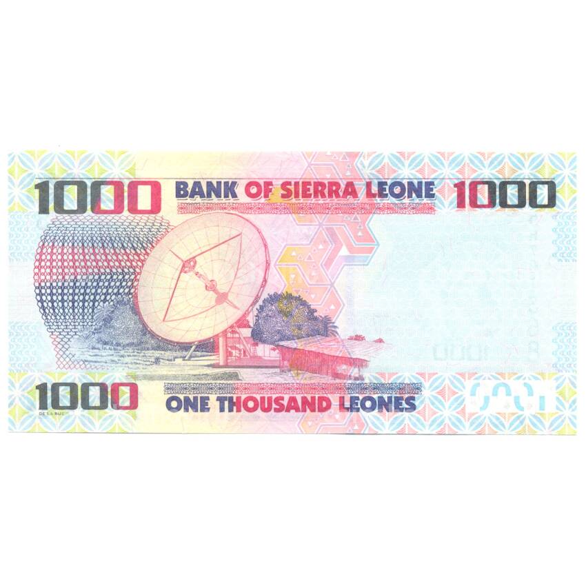 Банкнота 1000 леоне 2010 года Сьерра-Леоне (вид 2)