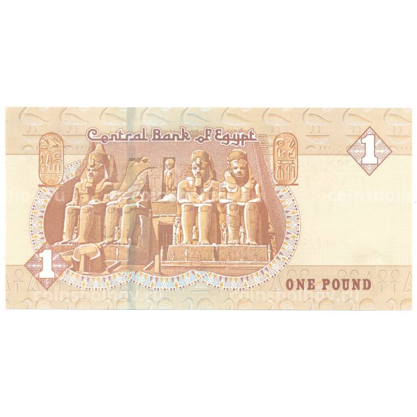 Банкнота 1 фунт 2016 года Египет