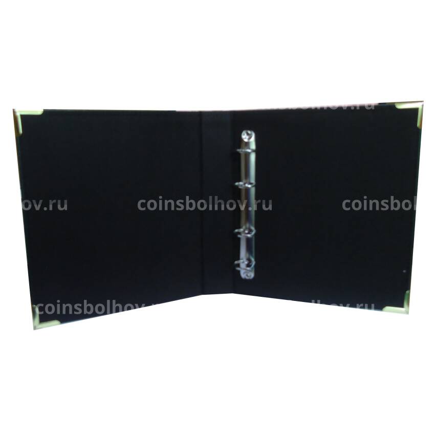 Папка -переплет формата Оптима универсальная с кольцевым механизмом без надписи (вид 2)