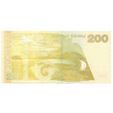 Банкнота 200 сом 2004 года Киргизия (вид 2)